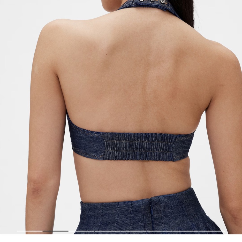 Brand new with tags Gap Studio denim bralette xxs - Picture 2 of 10